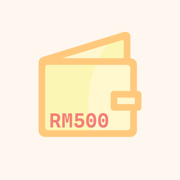Topup RM1000 (Extra RM100)