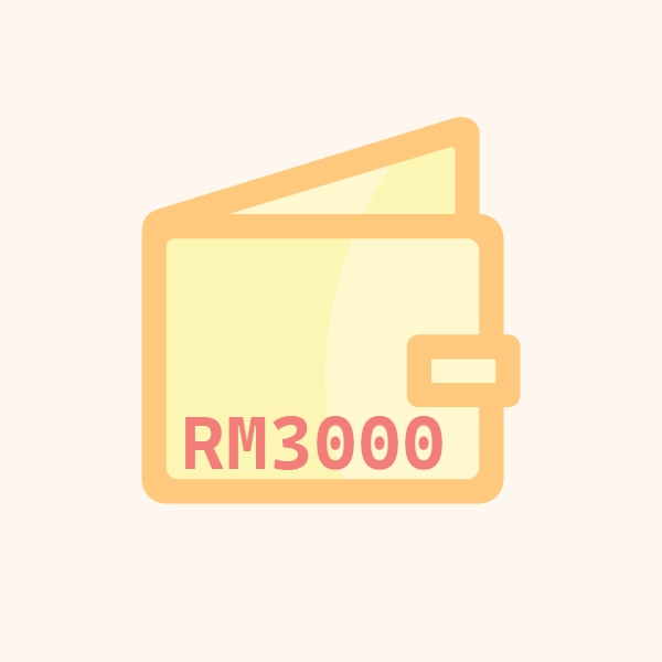 Topup RM3000 (Extra RM500)