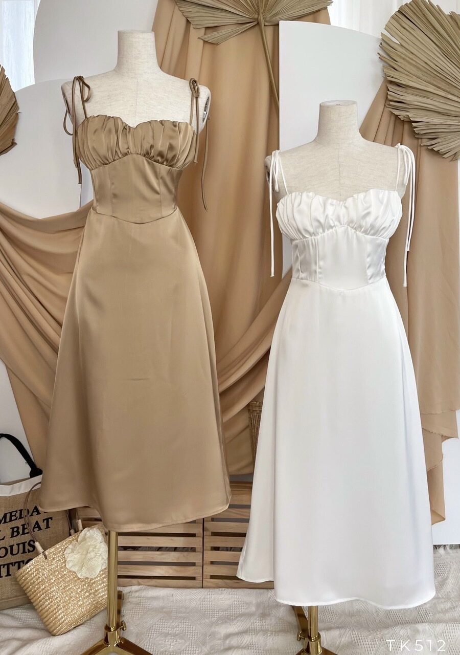 Delphin Dress - White, M